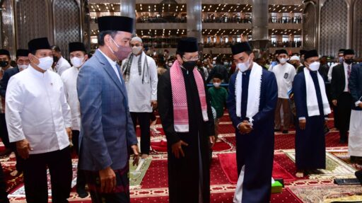 Presiden Joko Widodo Solat Ied di Istiqlal