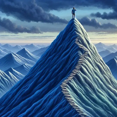 ilustrasi orang yang sedang mencari pengetahuan